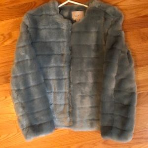 Faux fur jacket